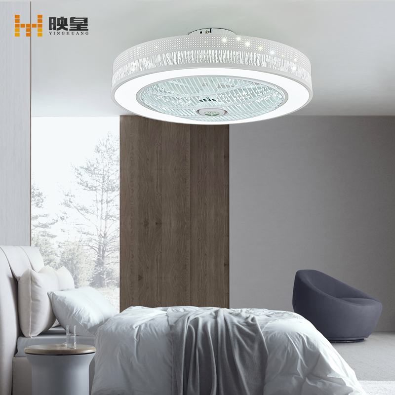 50cm Diameter Changeable Light Led, Quiet Ceiling Fans For Bedroom
